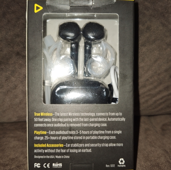 Acoustix True Wireless Audiobuds+ w/ Charging Case - Picture 2 of 7